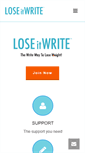 Mobile Screenshot of loseitwrite.com